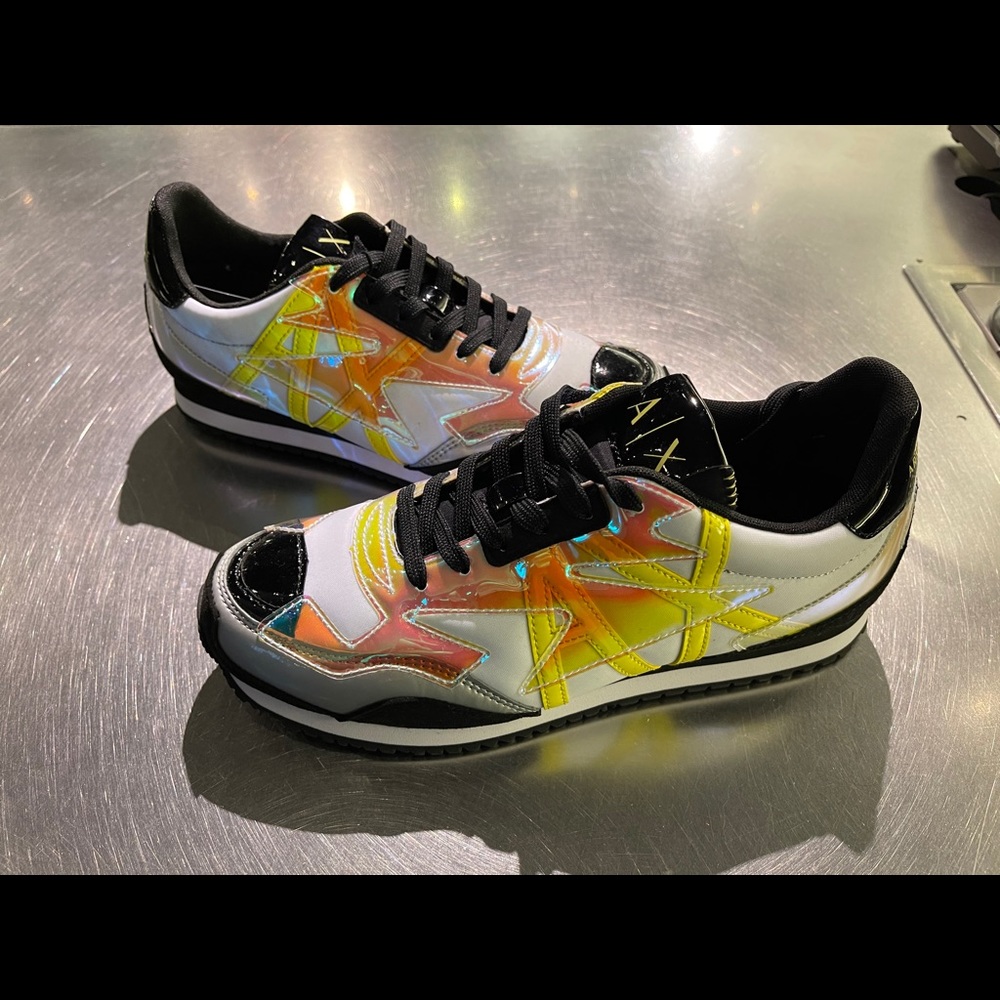 Armani Exchange Fluorescent Sneakers